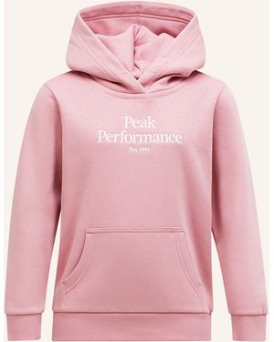 Peak Performance Kapuzensweatshirt - Pink