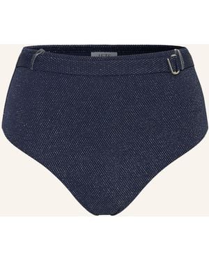 JETS Australia High-Waist-Bikini-Hose TIRARI NIGHTS mit Glitzergarn - Blau