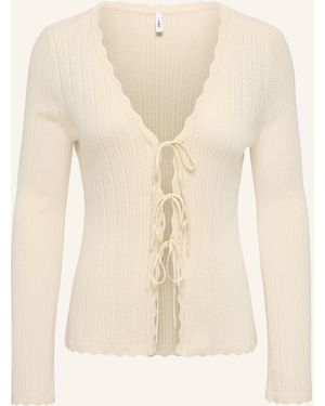 ONLY Strickjacke - Natur