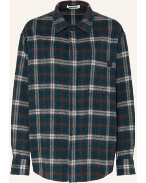 DARKPARK Hemdbluse ETHAN aus Flanell - Blau