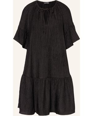 Anine Bing Kleid LOLITA mit Plissees - Schwarz