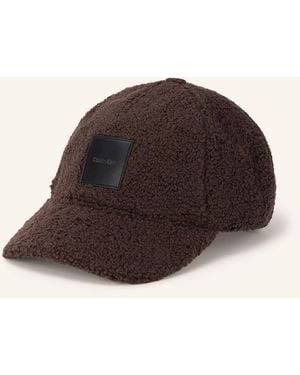 Calvin Klein Teddyfell-Cap - Braun