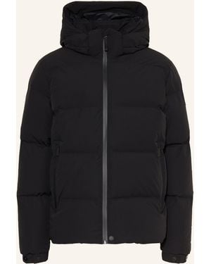 ALPHATAURI Daunenjacke ODORU mit abnehmbarer Kapuze - Schwarz