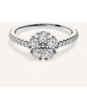 VEYNOU Ring PAVÉ aus 14 Karat Weißgold und 0,74ct. Lab-Grown Diamanten - Natur