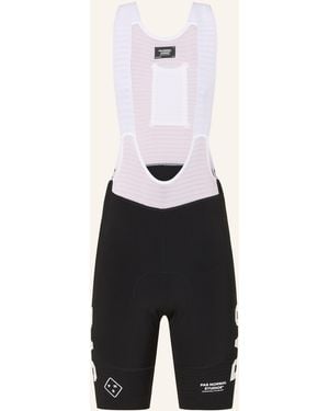 Pas Normal Studios Radhose MECHANISM PRO BIBS mit Trägern und gepolstertem Einsatz - Blau
