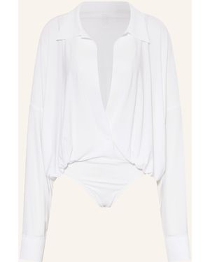 Norma Kamali Blusen-Body - Natur