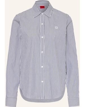 HUGO Hemdbluse THE ESSENTIAL SHIRT - Lila