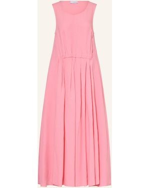 Rossana Diva Kleid mit Leinen - Pink