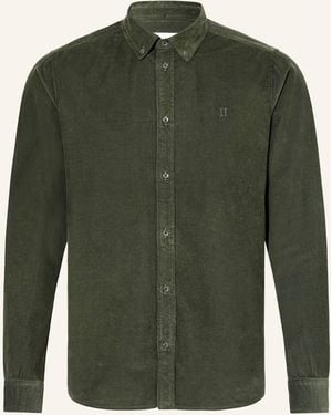 Les Deux Cordhemd KONRAD Regular Fit - Grün