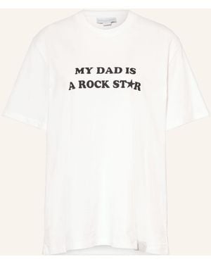 Stella McCartney T-Shirt MY DAD IS A ROCKSTAR - Natur