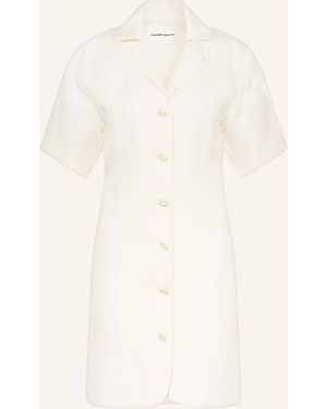FABIENNE CHAPOT Kleid MELODY mit Leinen - Natur