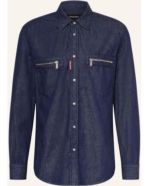 DSquared² Jeanshemd Comfort Fit - Blau
