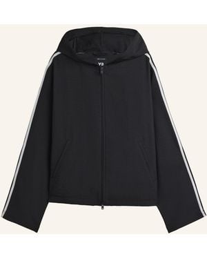 Y-3 KAPUZENJACKE 3-STREIFEN - Schwarz