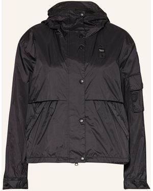 Blauer Regenjacke ERIE - Schwarz