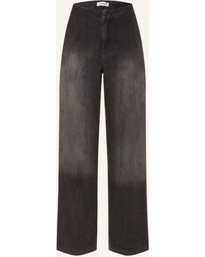 MORE&MORE Wide Leg Jeans - Schwarz