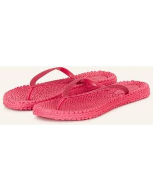 Ilse Jacobsen Zehentrenner CHEERFUL01 mit Schmucksteinen - Pink