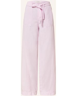Beaumont Organic Marlenehose STEFFI mit Leinen - Pink