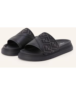 Fendi Pantoletten - Schwarz
