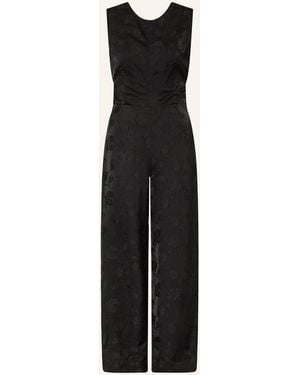 Claudie Pierlot Jacquard-Jumpsuit - Schwarz