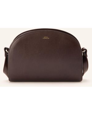 A.P.C. Schultertasche DEMI LUNE - Braun