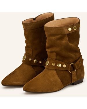Isabel Marant Stiefeletten STANIA mit Nieten - Braun