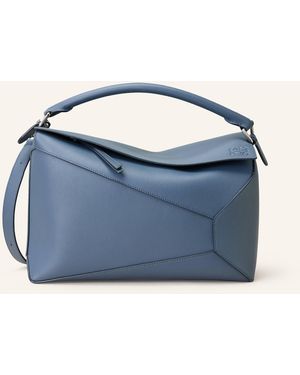 Loewe Handtasche PUZZLE EDGE LARGE - Blau