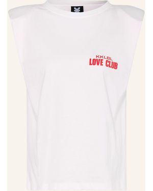 Karo Kauer Tanktop - Weiß