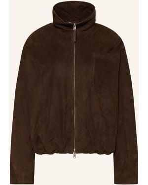 UTZON Lederjacke JULIE - Braun