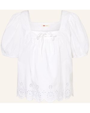 Levi's Blusenshirt mit Lochspitze - Natur
