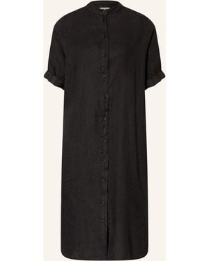 Mos Mosh Leinenkleid MMARLETH - Schwarz