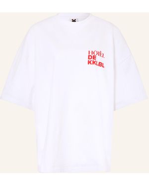Karo Kauer Oversized-Shirt - Weiß