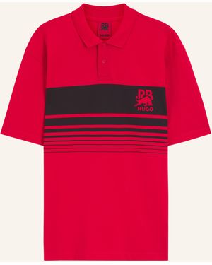 HUGO Polo DANKORO_RB Relaxed Fit - Rot