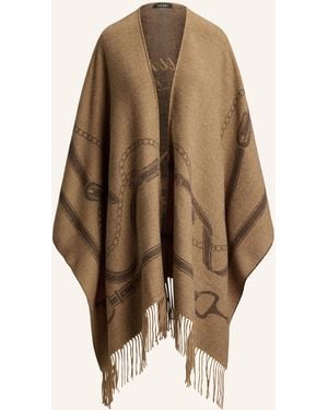 Ralph Lauren Cape aus Jacquard - Natur