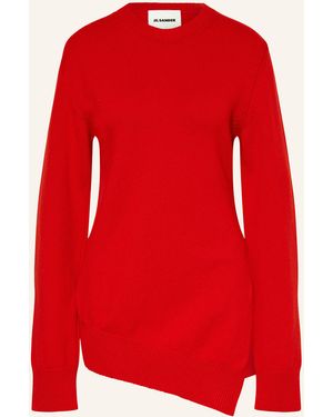 Jil Sander Pullover mit Cashmere - Rot