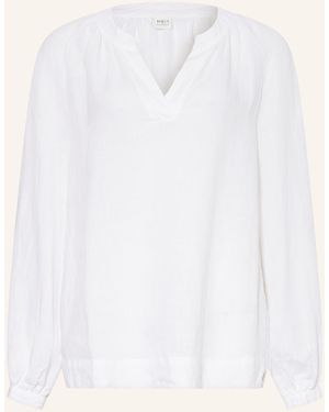 1863 by Eterna Blusenshirt aus Leinen - Weiß