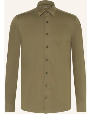 Olymp Jerseyhemd No. Six 24/Seven super slim - Grün