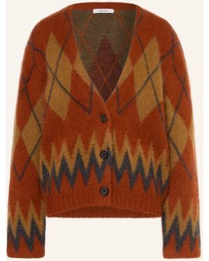 Dorothee Schumacher Strickjacke ARGYLE STATEMENTS mit Cashmere - Braun
