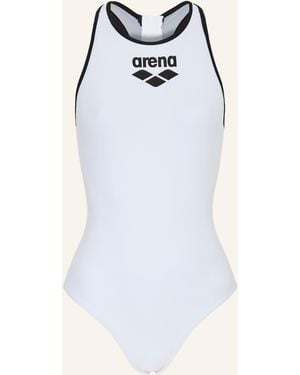 Arena Badeanzug Y-LINE mit UV-Schutz 50+ - Mehrfarbig