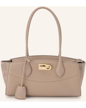Ferragamo Handtasche THE NEW STUDIO SOFT - Natur