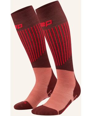 Cep Skisocken ULTRALIGHT COMPRESSION - TALL 3.0 - Rot