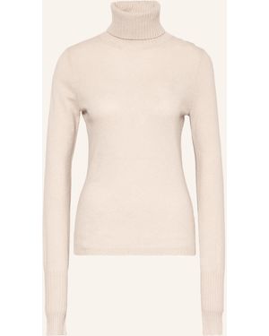 FTC Cashmere Rollkragenpullover aus Cashmere - Natur