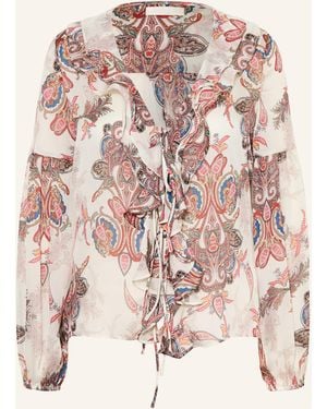 Guess Bluse EMY mit Volants - Pink