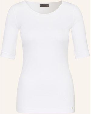 Marc Cain Feinripp-Shirt - Weiß