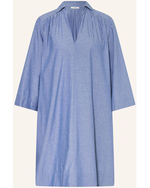 SELECTED Oversized-Kleid mit 3/4-Arm - Blau