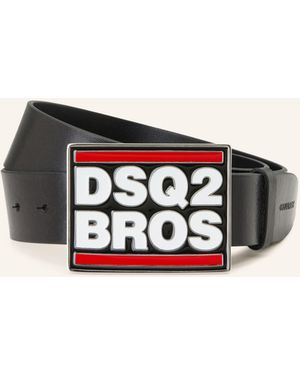 DSquared² Ledergürtel - Schwarz