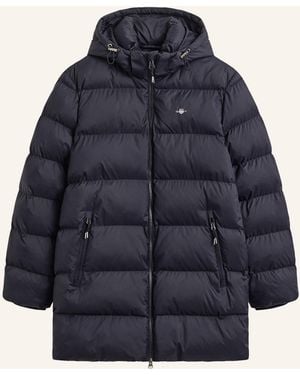 GANT Steppmantel mit abnehmbarer Kapuze - Blau