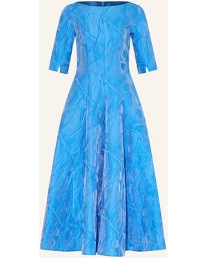 Talbot Runhof Cocktailkleid mit 3/4-Arm - Blau