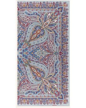 Roeckl Sports Seidentuch FLOURISHING PAISLEY - Blau