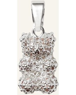 Crystal Haze Jewelry Anhänger NOSTALGIA BEAR PAVE by GLAMBOU - Natur