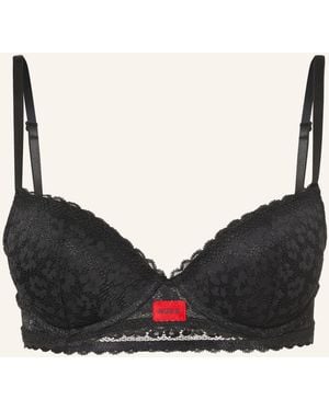 HUGO Push-up-BH SAVANA - Schwarz